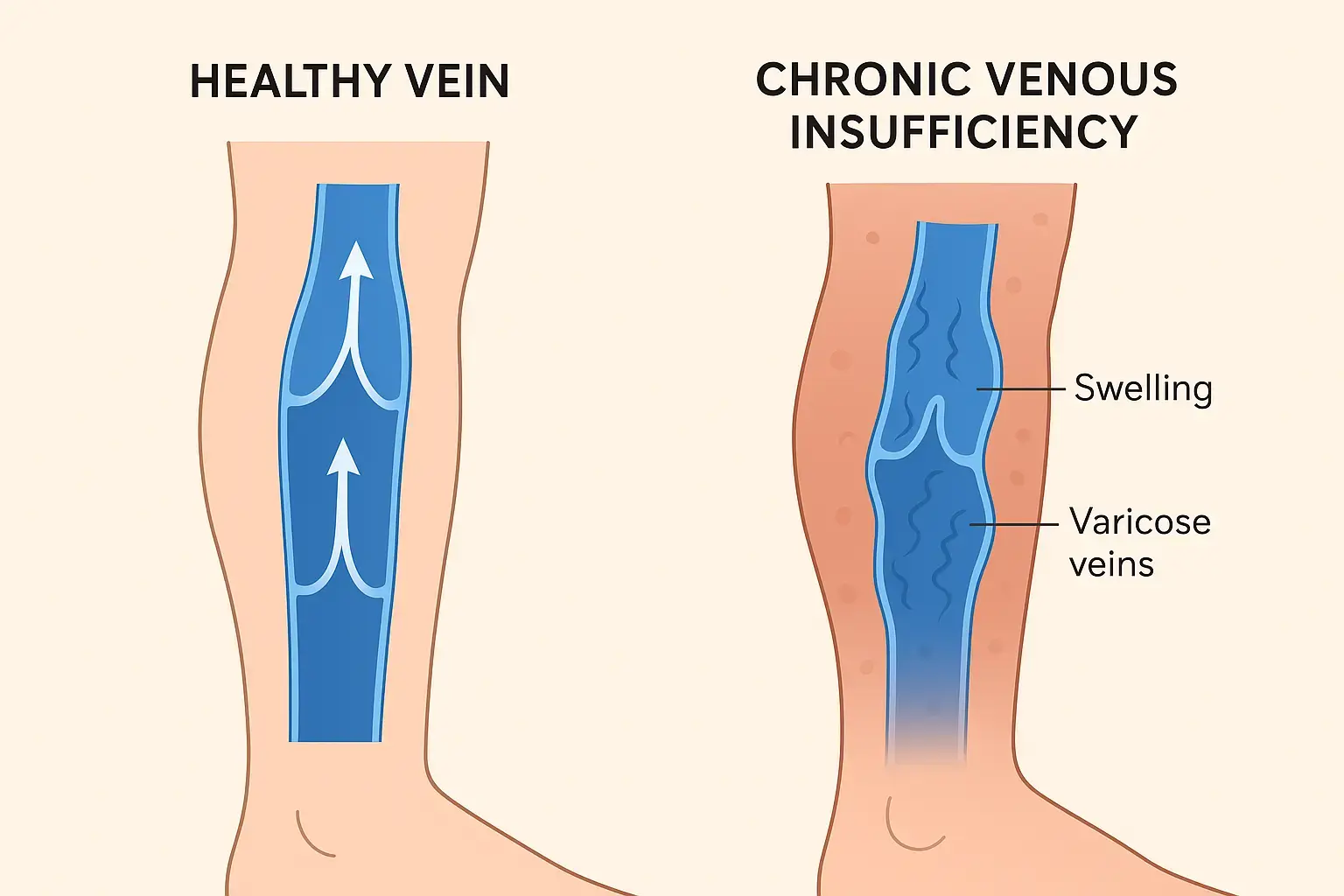 Chronic Venous Insufficiency: Causes, Symptoms, Treatments & Best Supplements (2025)